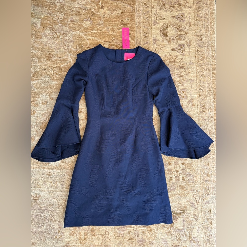 Lilly Pulitzer Kayla Stretch Dress in True Navy